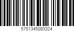 Código de barras (EAN, GTIN, SKU, ISBN): '5701345093324'