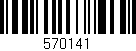 Código de barras (EAN, GTIN, SKU, ISBN): '570141'