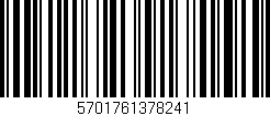 Código de barras (EAN, GTIN, SKU, ISBN): '5701761378241'