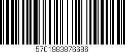Código de barras (EAN, GTIN, SKU, ISBN): '5701983876686'