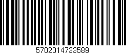 Código de barras (EAN, GTIN, SKU, ISBN): '5702014733589'