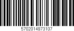 Código de barras (EAN, GTIN, SKU, ISBN): '5702014973107'