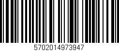 Código de barras (EAN, GTIN, SKU, ISBN): '5702014973947'