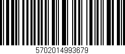 Código de barras (EAN, GTIN, SKU, ISBN): '5702014993679'