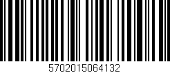 Código de barras (EAN, GTIN, SKU, ISBN): '5702015064132'