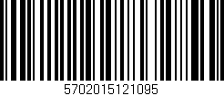 Código de barras (EAN, GTIN, SKU, ISBN): '5702015121095'