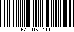 Código de barras (EAN, GTIN, SKU, ISBN): '5702015121101'