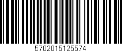 Código de barras (EAN, GTIN, SKU, ISBN): '5702015125574'