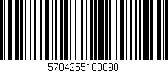 Código de barras (EAN, GTIN, SKU, ISBN): '5704255108898'