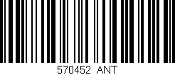 Código de barras (EAN, GTIN, SKU, ISBN): '570452_ANT'