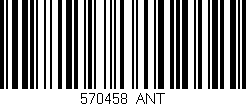 Código de barras (EAN, GTIN, SKU, ISBN): '570458_ANT'