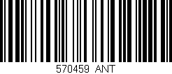 Código de barras (EAN, GTIN, SKU, ISBN): '570459_ANT'