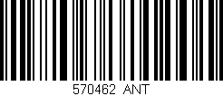 Código de barras (EAN, GTIN, SKU, ISBN): '570462_ANT'