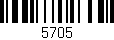 Código de barras (EAN, GTIN, SKU, ISBN): '5705'