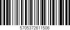 Código de barras (EAN, GTIN, SKU, ISBN): '5705372611506'