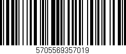 Código de barras (EAN, GTIN, SKU, ISBN): '5705569357019'