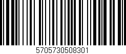 Código de barras (EAN, GTIN, SKU, ISBN): '5705730508301'