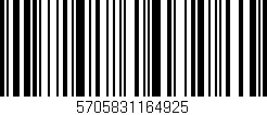 Código de barras (EAN, GTIN, SKU, ISBN): '5705831164925'