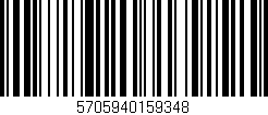 Código de barras (EAN, GTIN, SKU, ISBN): '5705940159348'