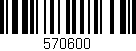 Código de barras (EAN, GTIN, SKU, ISBN): '570600'
