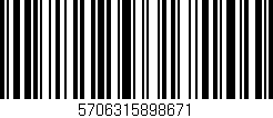 Código de barras (EAN, GTIN, SKU, ISBN): '5706315898671'