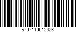 Código de barras (EAN, GTIN, SKU, ISBN): '5707119013826'