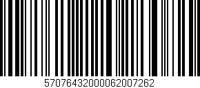 Código de barras (EAN, GTIN, SKU, ISBN): '57076432000062007262'
