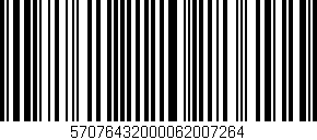Código de barras (EAN, GTIN, SKU, ISBN): '57076432000062007264'