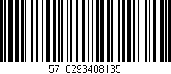 Código de barras (EAN, GTIN, SKU, ISBN): '5710293408135'