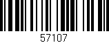 Código de barras (EAN, GTIN, SKU, ISBN): '57107'