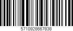 Código de barras (EAN, GTIN, SKU, ISBN): '5710928667838'