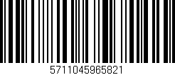Código de barras (EAN, GTIN, SKU, ISBN): '5711045965821'