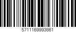 Código de barras (EAN, GTIN, SKU, ISBN): '5711169993861'