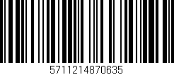 Código de barras (EAN, GTIN, SKU, ISBN): '5711214870635'