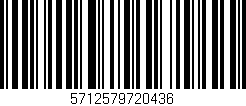 Código de barras (EAN, GTIN, SKU, ISBN): '5712579720436'