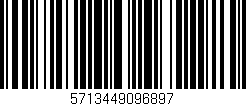 Código de barras (EAN, GTIN, SKU, ISBN): '5713449096897'