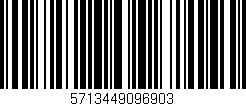 Código de barras (EAN, GTIN, SKU, ISBN): '5713449096903'