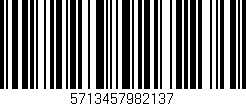 Código de barras (EAN, GTIN, SKU, ISBN): '5713457982137'