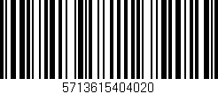 Código de barras (EAN, GTIN, SKU, ISBN): '5713615404020'