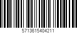 Código de barras (EAN, GTIN, SKU, ISBN): '5713615404211'