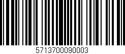 Código de barras (EAN, GTIN, SKU, ISBN): '5713700090003'