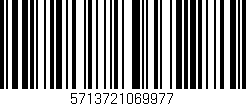 Código de barras (EAN, GTIN, SKU, ISBN): '5713721069977'