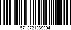 Código de barras (EAN, GTIN, SKU, ISBN): '5713721069984'