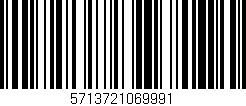 Código de barras (EAN, GTIN, SKU, ISBN): '5713721069991'