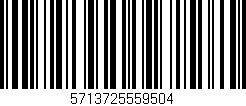 Código de barras (EAN, GTIN, SKU, ISBN): '5713725559504'