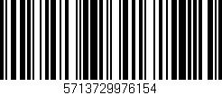 Código de barras (EAN, GTIN, SKU, ISBN): '5713729976154'