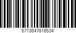 Código de barras (EAN, GTIN, SKU, ISBN): '5713847818534'