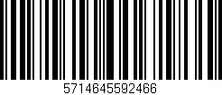 Código de barras (EAN, GTIN, SKU, ISBN): '5714645592466'