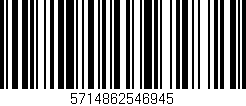Código de barras (EAN, GTIN, SKU, ISBN): '5714862546945'