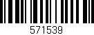 Código de barras (EAN, GTIN, SKU, ISBN): '571539'